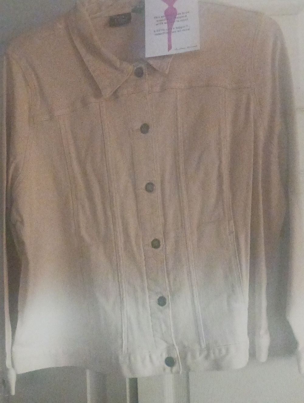 Women With Control Beige Ombre Jacket
